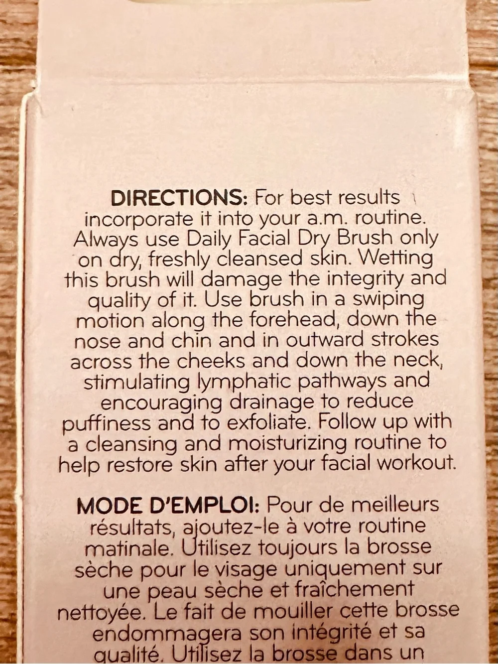 NWT! Vasanti BrightenUp! Exfoliator & Daily Concepts Daily Facial Dry Brush Set
